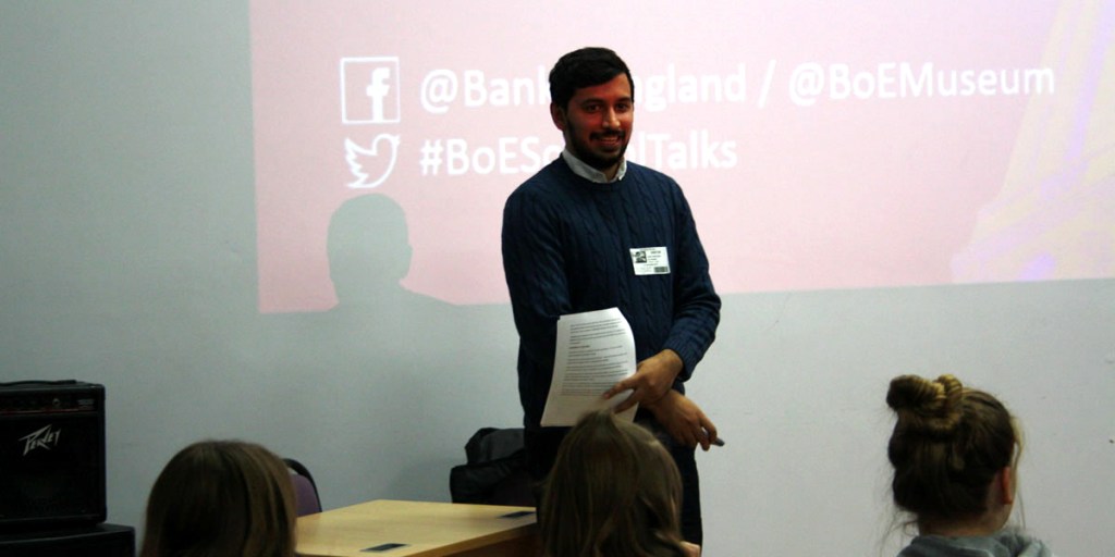 Bank of England guest speaker Zahid Amadxarif